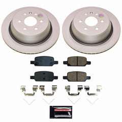 Power Stop CRK8761 - Rear Z17 Evolution Genuine Geomet Coated Pad And Rotor Kit vehicle fitment brake part