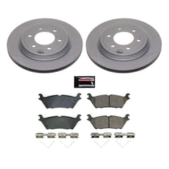 Power Stop CRK8764 Z17 Evolution Rear Pad And Rotor Kit for 2022 Ford Expedition King Ranch, Limited, Max Platinum, Max Ssv, Max XLT, Max King Ranch, Max Limited, Max XL, Platinum, Ssv product image