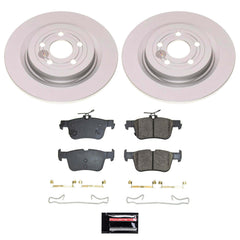 Power Stop CRK8766 - Rear Z17 Evolution Genuine Geomet Coated Pad And Rotor Kit vehicle fitment brake part