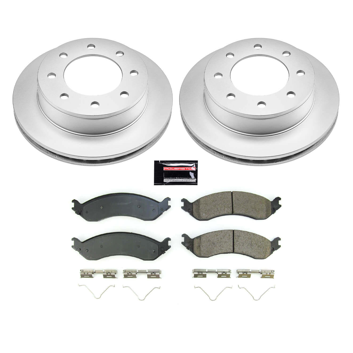 Power Stop CRK8767 Rear Z17 Evolution Pad And Rotor Kit for 2021-2023 Chevrolet Express 2500 product image