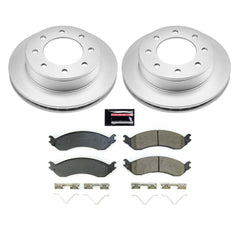 Power Stop CRK8767 Rear Z17 Evolution Pad And Rotor Kit for 2021-2023 Chevrolet Express 2500 product image