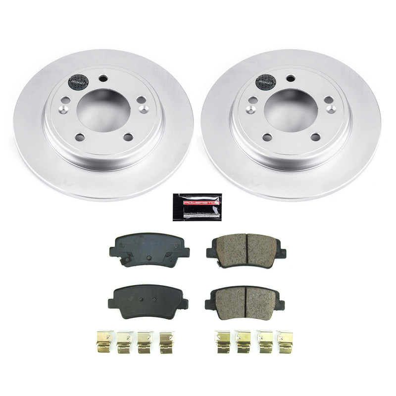 Power Stop CRK8769 Rear Z17 Evolution Pad And Rotor Kit for 2021-2024 Hyundai Elantra N Line, SE, SEL product image