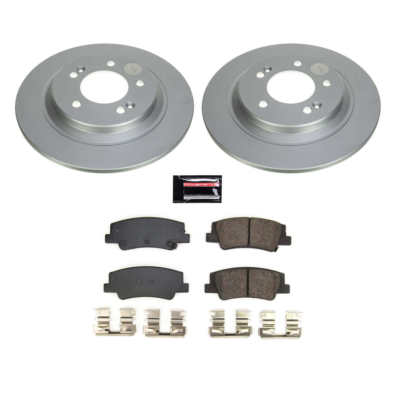Power Stop CRK8772 Rear Z17 Evolution Pad And Rotor Kit for 2020 Hyundai Sonata product image