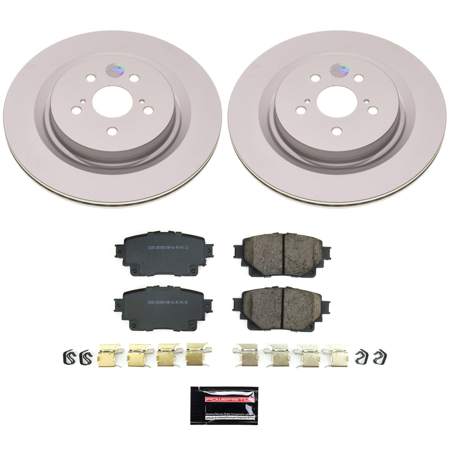 Power Stop CRK8773 - Rear Z17 Evolution Genuine Geomet Coated Pad And Rotor Kit vehicle fitment brake part
