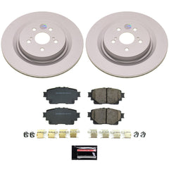 Power Stop CRK8773 - Rear Z17 Evolution Genuine Geomet Coated Pad And Rotor Kit vehicle fitment brake part