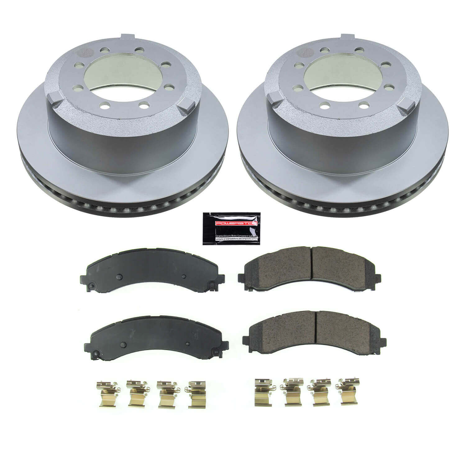 Power Stop CRK8776 Rear Z17 Evolution Pad And Rotor Kit for 2019-2024 Dodge Ram 3500 product image