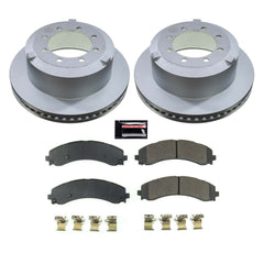 Power Stop CRK8776 Rear Z17 Evolution Pad And Rotor Kit for 2019-2024 Dodge Ram 3500 product image