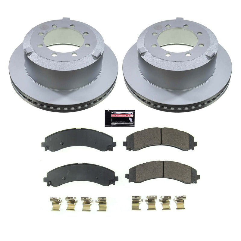 Power Stop CRK8776 Rear Z17 Evolution Pad And Rotor Kit for 2019-2024 Dodge Ram 3500 product image