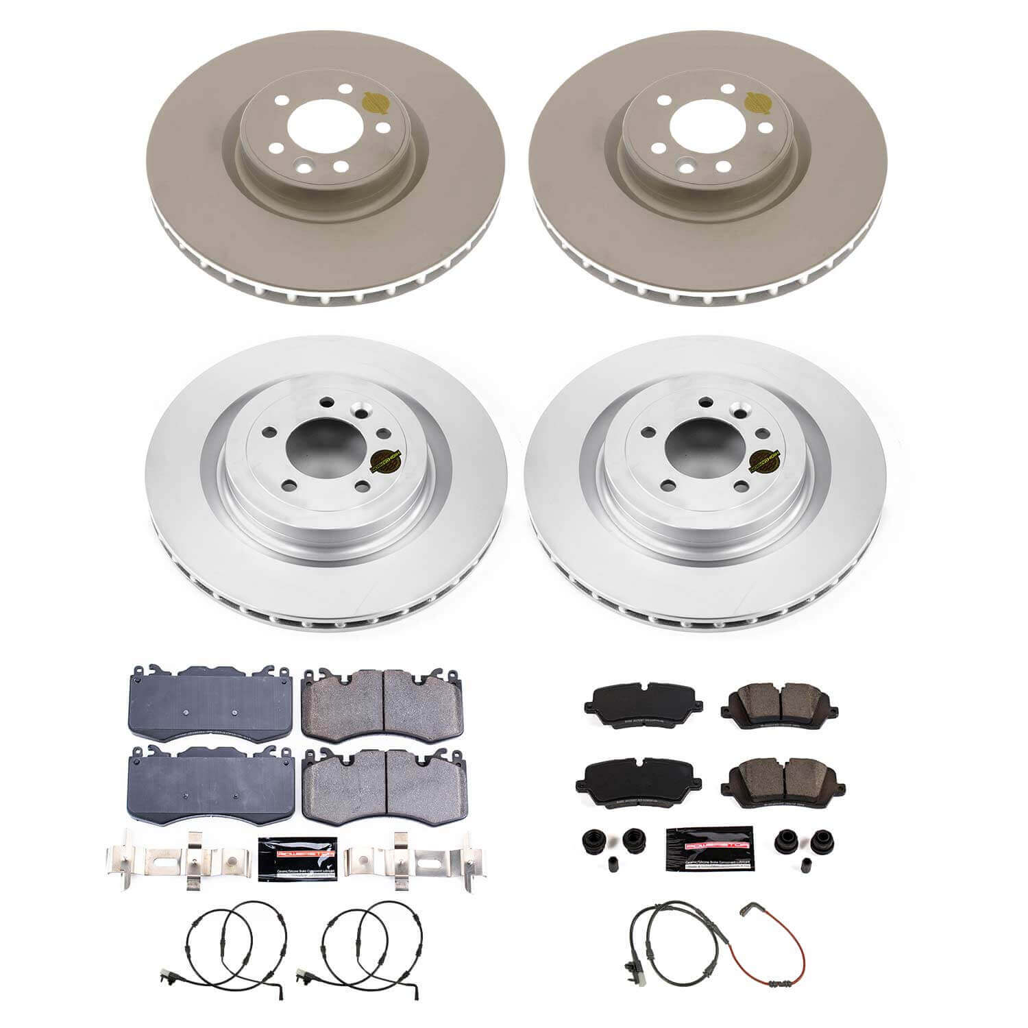 Power Stop CRK8789 Front And Rear Z23 Evolution Sport Performance Pad And Rotor Kit for 2019-2020 Land Rover Range Rover SV Autobiography, SV Autobiography Dynamic product image