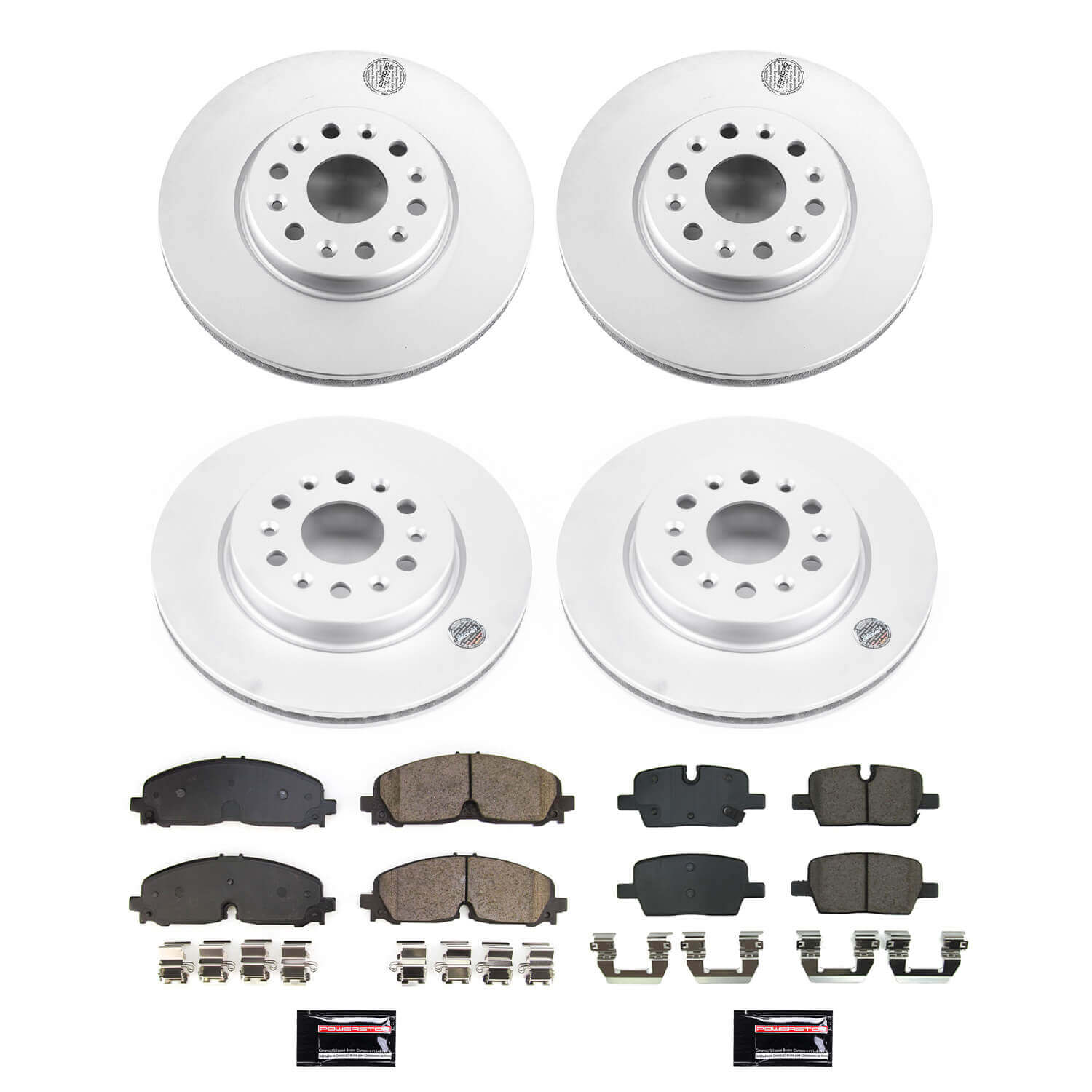 Power Stop CRK8794 Front And Rear Z17 Evolution Pad And Rotor Kit for 2021-2023 Buick Enclave product image