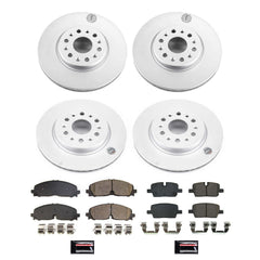 Power Stop CRK8794 Front And Rear Z17 Evolution Pad And Rotor Kit for 2021-2023 Buick Enclave product image