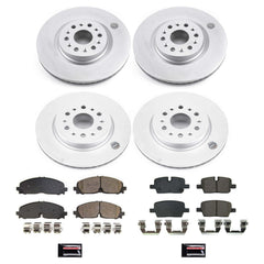 Power Stop CRK8796 Front And Rear Z17 Evolution Pad And Rotor Kit for 2021-2022 Cadillac XT5 product image