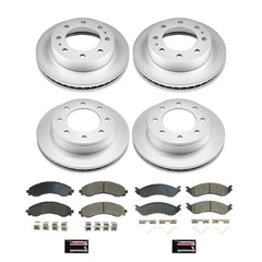 Power Stop CRK8798 Front And Rear Z17 Evolution Pad And Rotor Kit for 2021-2023 Chevrolet Express 2500 product image