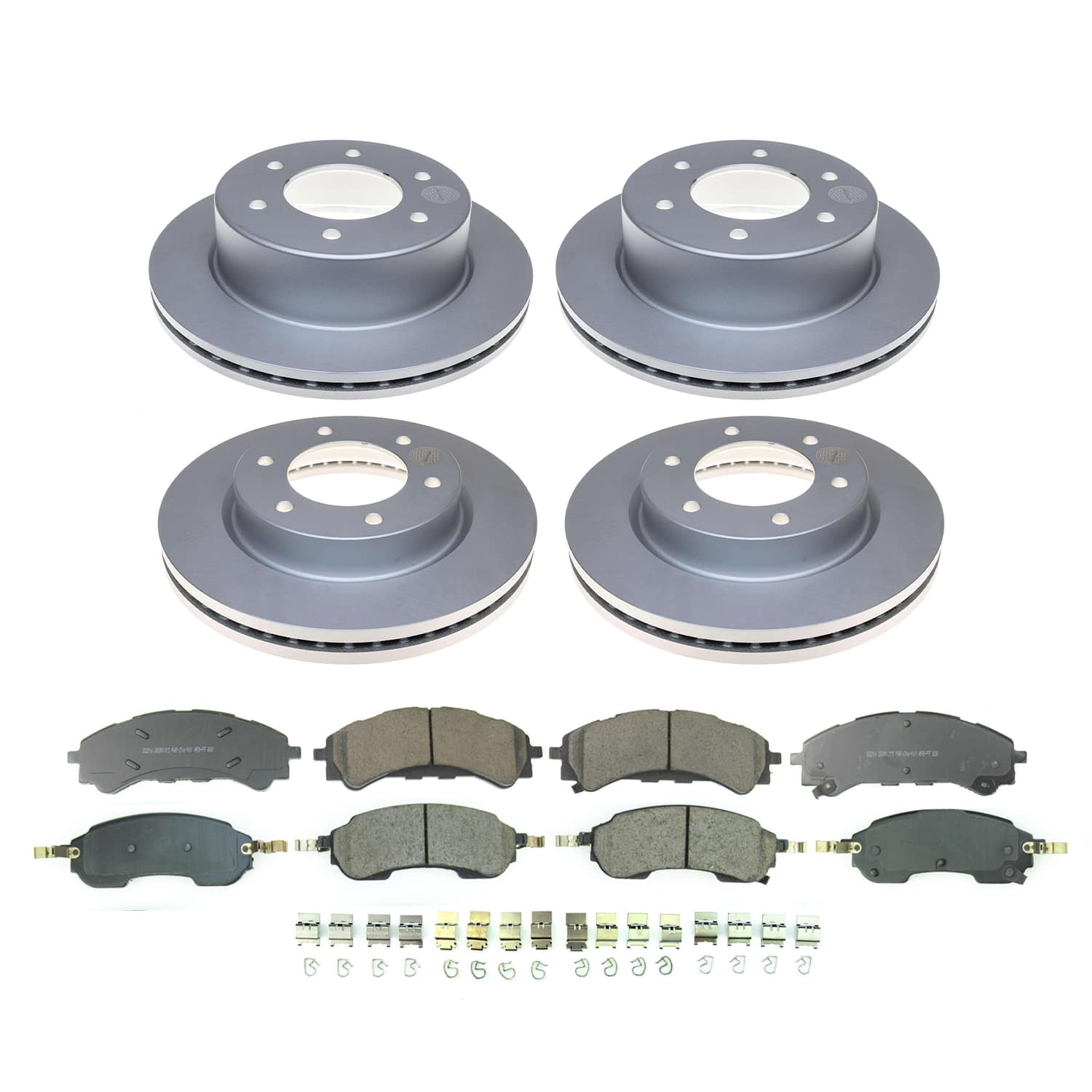 Power Stop CRK8802 - Front And Rear Z17 Evolution Genuine Geomet Coated Pad And Rotor Kit vehicle fitment brake part