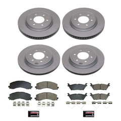 Power Stop CRK8803 Z17 Evolution Front And Rear Pad And Rotor Kit for 2022-2024 Ford Expedition product image