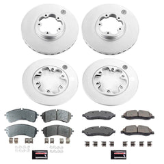 Power Stop CRK8806 Front And Rear Z17 Evolution Pad And Rotor Kit for 2020-2024 Ford TRANSIT-350 HD product image