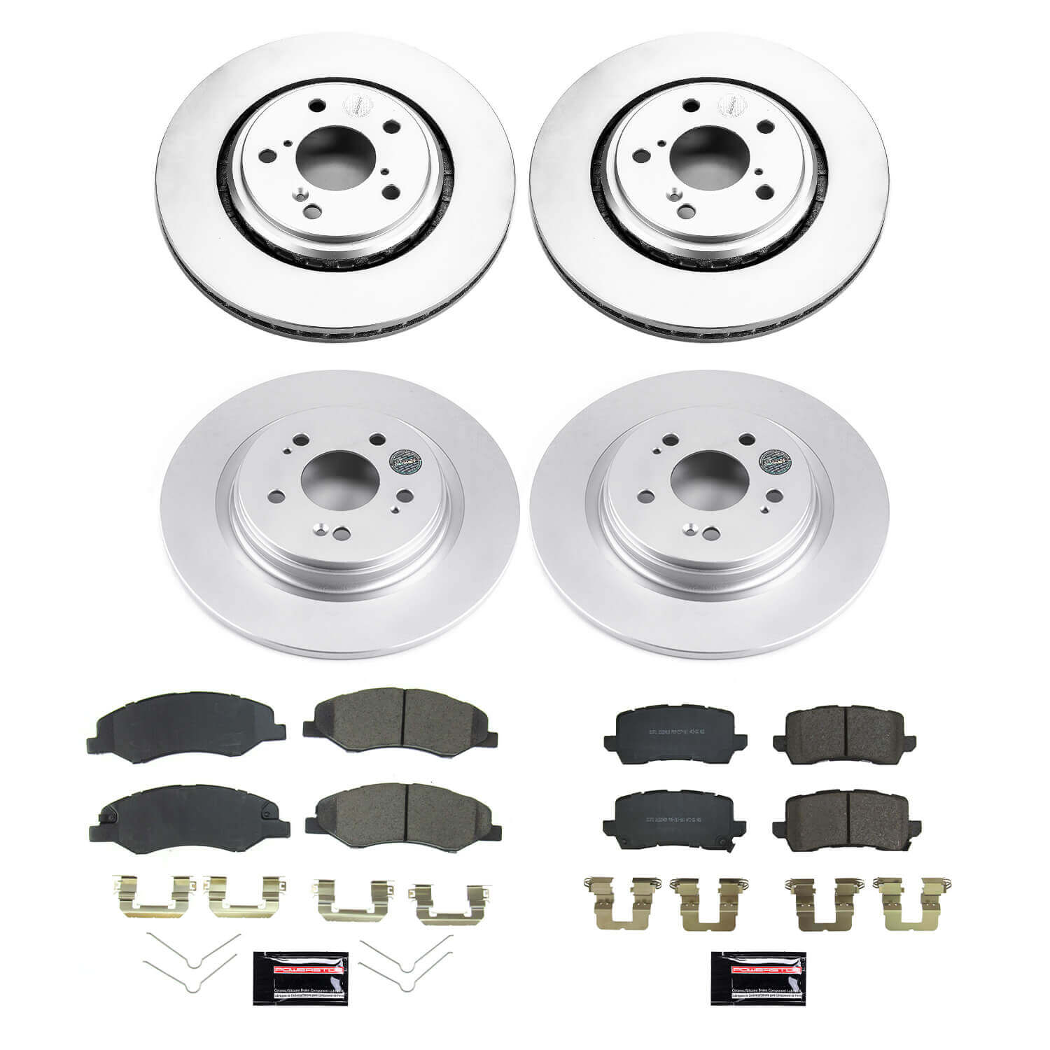 Power Stop CRK8807 Z17 Evolution Front And Rear Pad And Rotor Kit for 2021-2025 Honda Odyssey product image