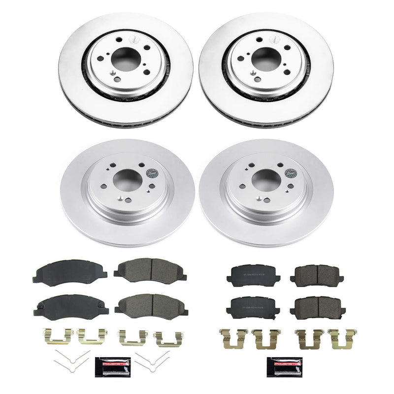 Power Stop CRK8807 Z17 Evolution Front And Rear Pad And Rotor Kit for 2021-2025 Honda Odyssey product image