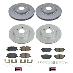 Power Stop CRK8816 Front And Rear Z17 Evolution Pad And Rotor Kit for 2021-2024 Nissan Rogue product image