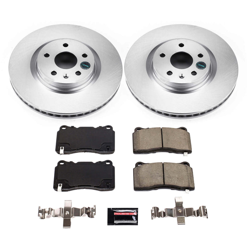 Power Stop CRK8825 Front Z17 Evolution Pad And Rotor Kit for 2013-2019 Cadillac Xts product image
