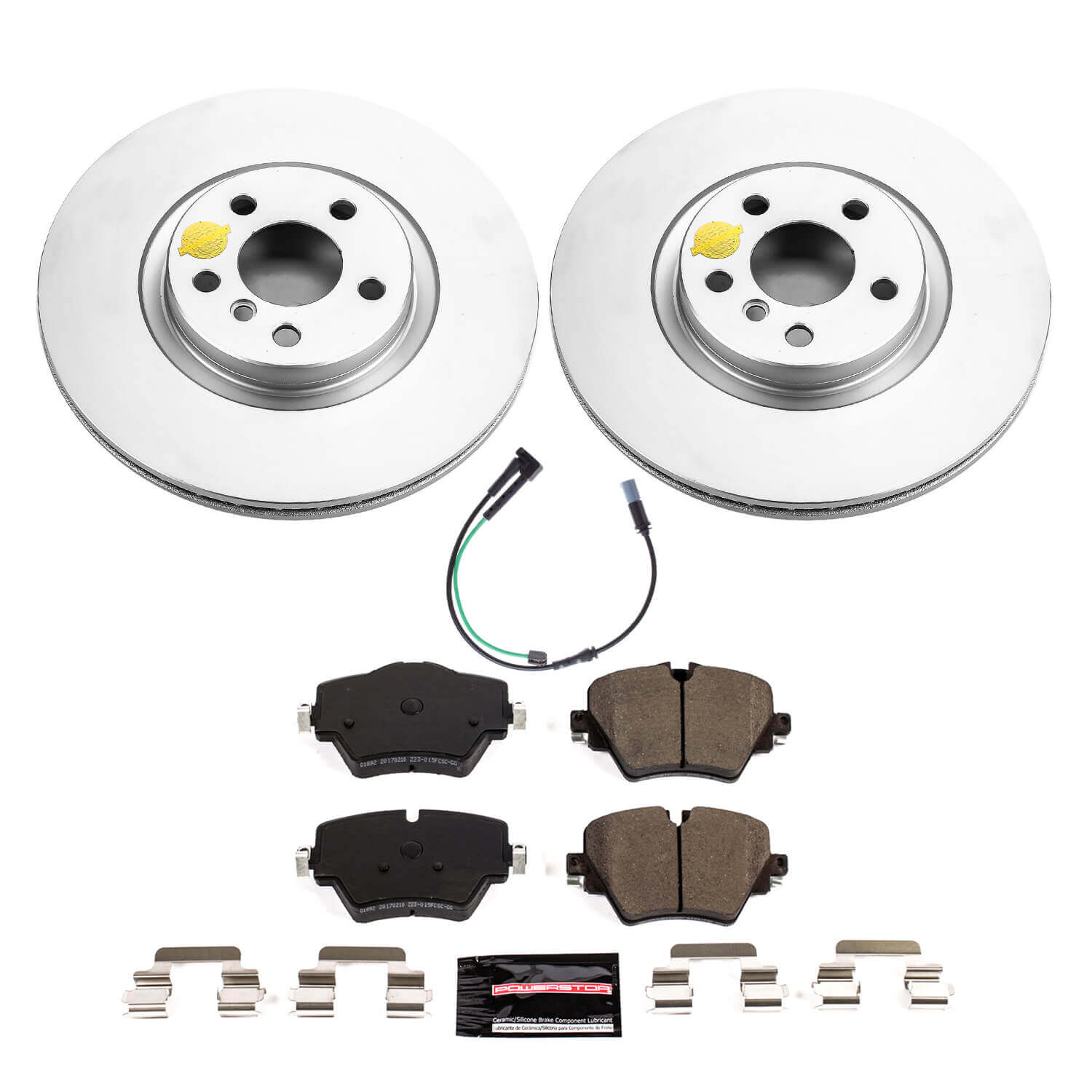 Power Stop CRK8827 Front Z23 Evolution Sport Performance Pad And Rotor Kit for 2021-2024 MINI Cooper Countryman S, S ALL4 product image