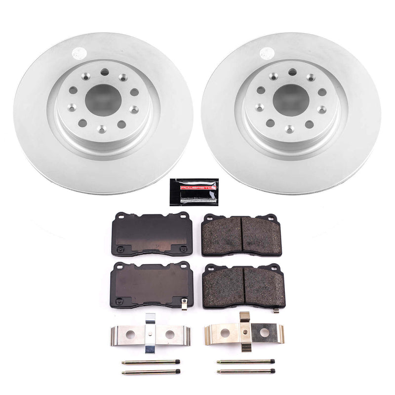 Power Stop CRK8836 Front Z17 Evolution Pad And Rotor Kit for 2021-2024 Chevrolet Camaro LT1 product image