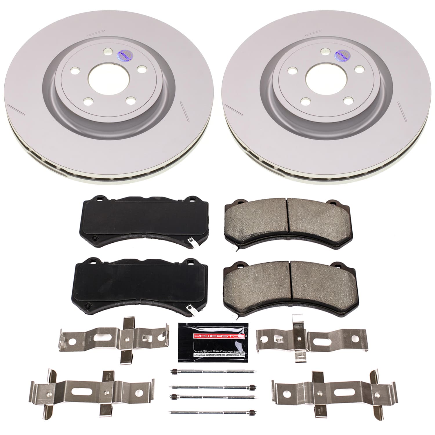 Power Stop CRK8838 - Front Z17 Evolution Genuine Geomet Coated Pad And Rotor Kit vehicle fitment brake part