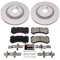 Power Stop CRK8838 - Front Z17 Evolution Genuine Geomet Coated Pad And Rotor Kit vehicle fitment brake part