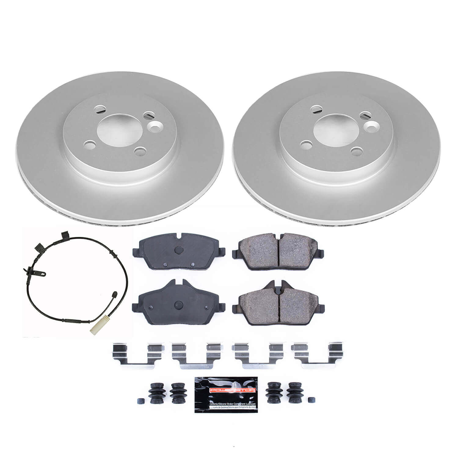 Power Stop CRK8842 Front Z23 Evolution Sport Performance Pad And Rotor Kit for 2011 MINI Cooper S, S Clubman product image