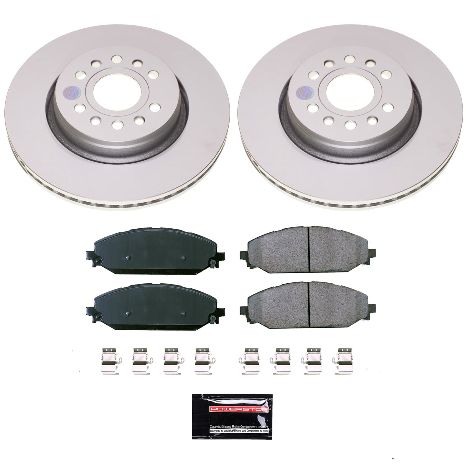 Power Stop CRK8843 - Front Z17 Evolution Genuine Geomet Coated Pad And Rotor Kit vehicle fitment brake part