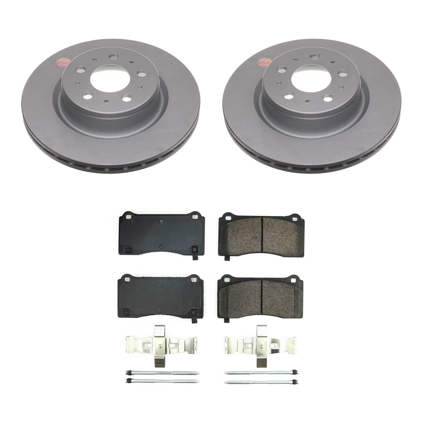 Power Stop CRK8844 Front Z17 Evolution Pad And Rotor Kit for 2017-2019 Tesla Model 3 Base, Long Range product image