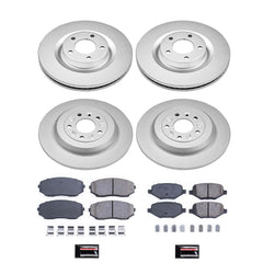 Power Stop CRK8847 Front And Rear Z17 Evolution Pad And Rotor Kit for 2013-2014 Ford Edge product image