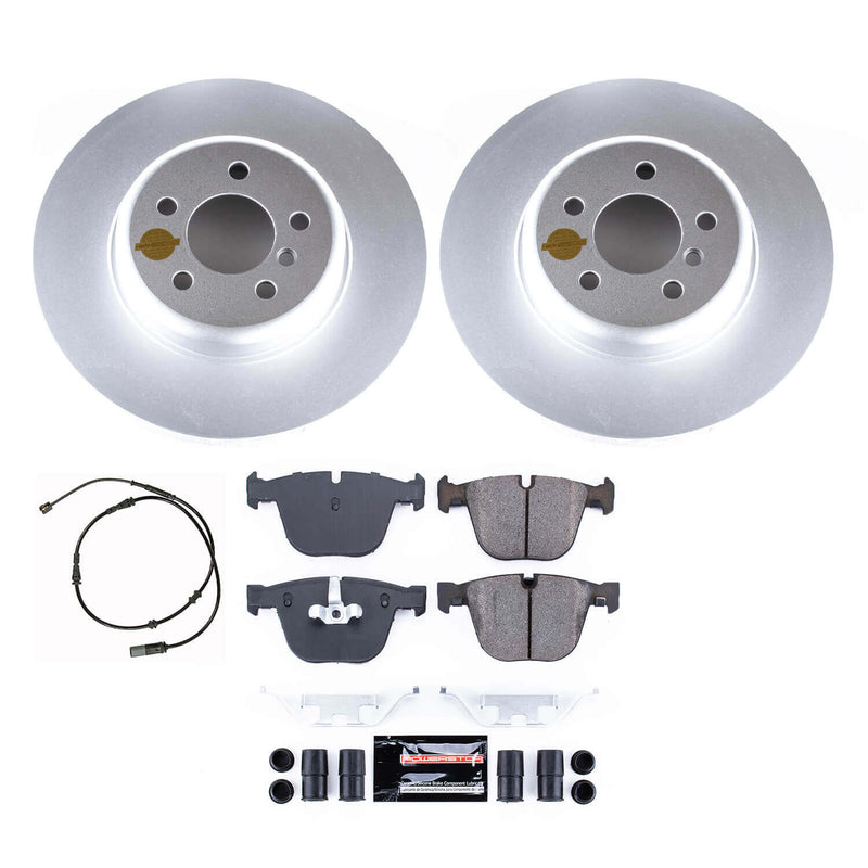 Power Stop CRK8848 Rear Z23 Evolution Sport Performance Pad And Rotor Kit for 2011-2015 BMW 740I product image