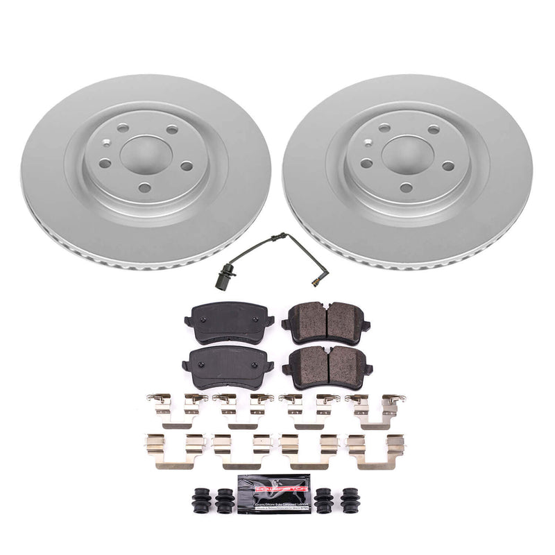 Power Stop CRK8850 Rear Z23 Evolution Sport Performance Pad And Rotor Kit for 2013-2014 Audi A8 Quattro product image