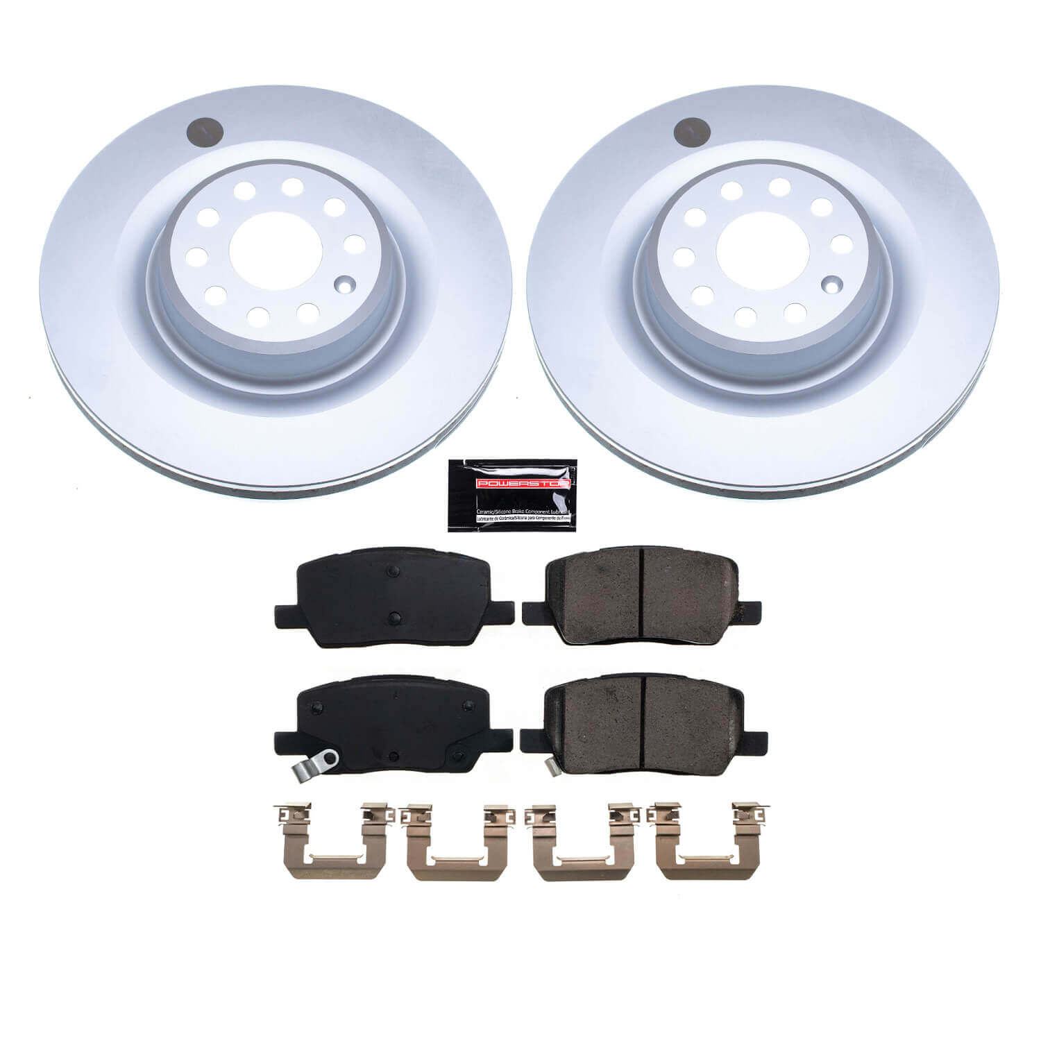 Power Stop CRK8857 Rear Z17 Evolution Pad And Rotor Kit for 2017-2021 Tesla Model S product image