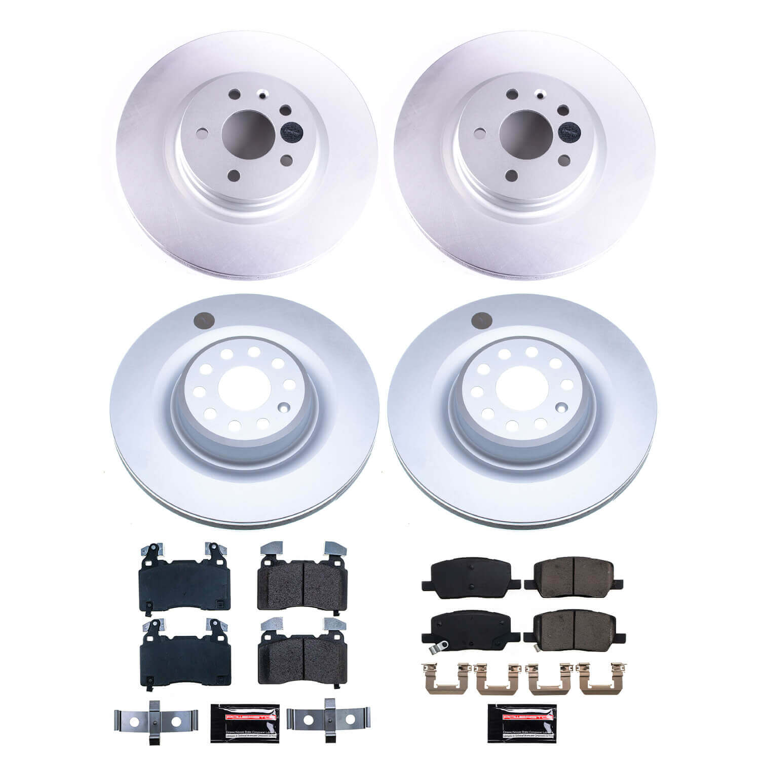 Power Stop CRK8858 Front And Rear Z17 Evolution Pad And Rotor Kit for 2017-2021 Tesla Model S product image