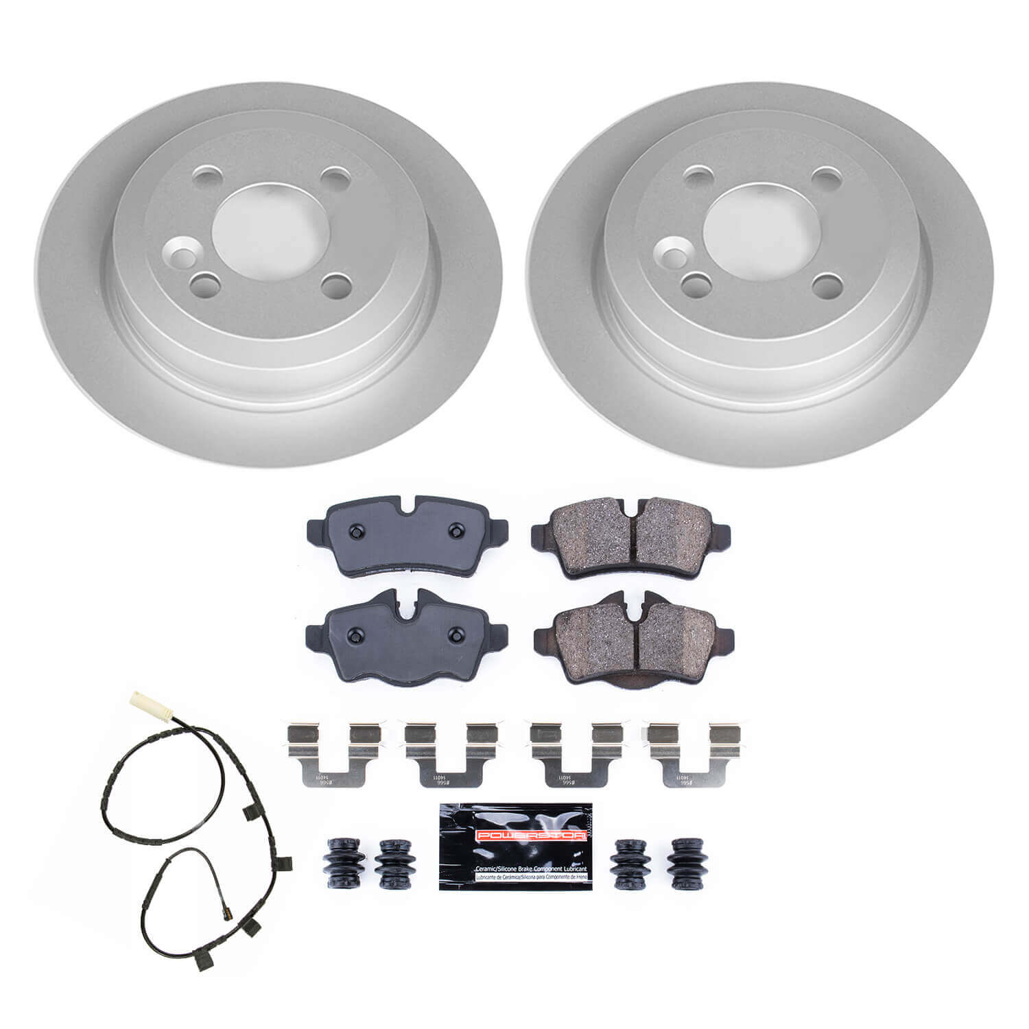 Power Stop CRK8871 Rear Z23 Evolution Sport Performance Pad And Rotor Kit for 2013 MINI Cooper Coupe product image