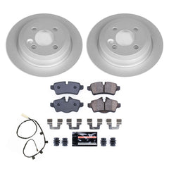 Power Stop CRK8871 Rear Z23 Evolution Sport Performance Pad And Rotor Kit for 2013 MINI Cooper Coupe product image