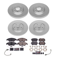 Power Stop CRK8883 Front And Rear Z23 Evolution Sport Performance Pad And Rotor Kit for 2012-2013 Audi A6 product image
