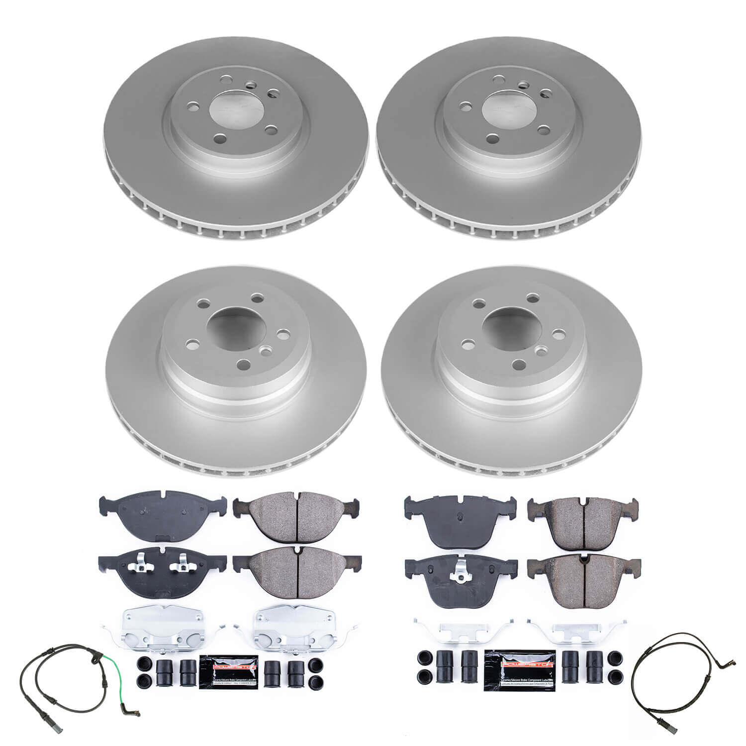 Power Stop CRK8884 Front And Rear Z23 Evolution Sport Performance Pad And Rotor Kit for 2010 BMW X6 XDRIVE50I product image
