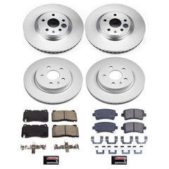 Power Stop CRK8885 Front And Rear Z17 Evolution Pad And Rotor Kit for 2013-2019 Cadillac Xts product image