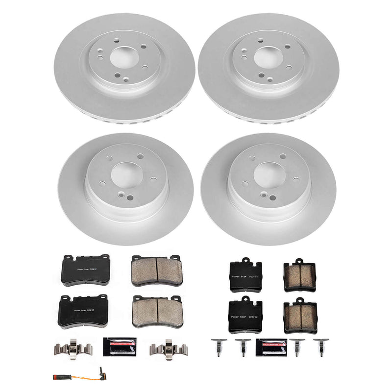 Power Stop CRK8887 Front And Rear Z23 Evolution Sport Performance Pad And Rotor Kit for 2006-2008 Mercedes-Benz SLK280 product image