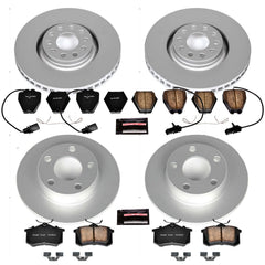 Power Stop CRK889 - Z23 Evolution Sport Front And Rear Brake Kit vehicle fitment brake part
