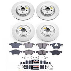 Power Stop CRK8891 - Front And Rear Z23 Evolution Sport Pad And Rotor Kit vehicle fitment brake part