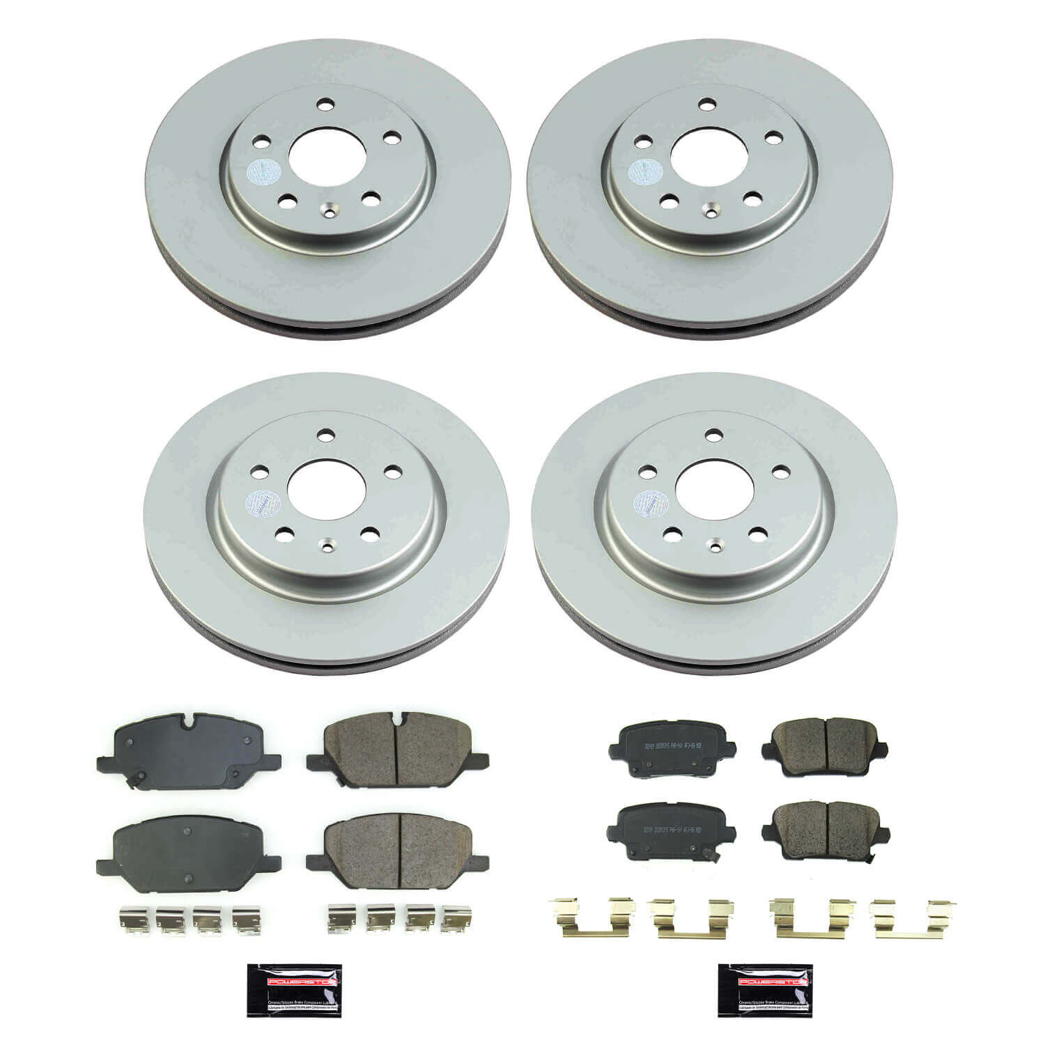 Power Stop CRK8898 Z17 Evolution Front And Rear Pad And Rotor Kit for 2021-2024 Buick Envision product image