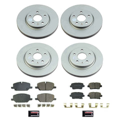 Power Stop CRK8898 Z17 Evolution Front And Rear Pad And Rotor Kit for 2021-2024 Buick Envision product image
