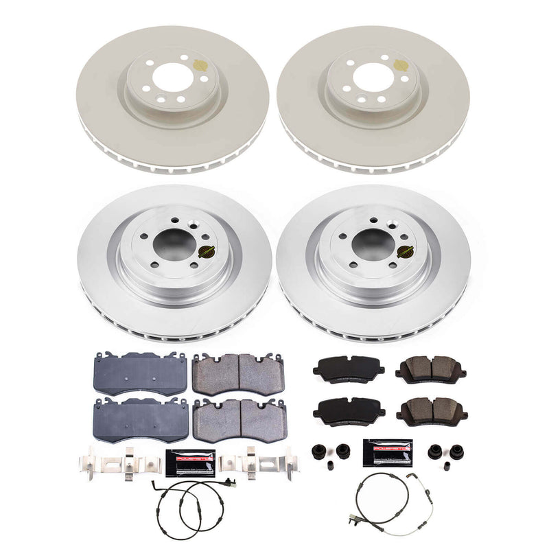 Power Stop CRK8905 Front And Rear Z23 Evolution Sport Performance Pad And Rotor Kit for 2021-2025 Land Rover Defender 110 product image