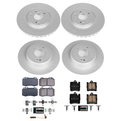 Power Stop CRK8913 Front And Rear Z23 Evolution Sport Performance Pad And Rotor Kit for 2005-2006 Mercedes-Benz SLK350 product image