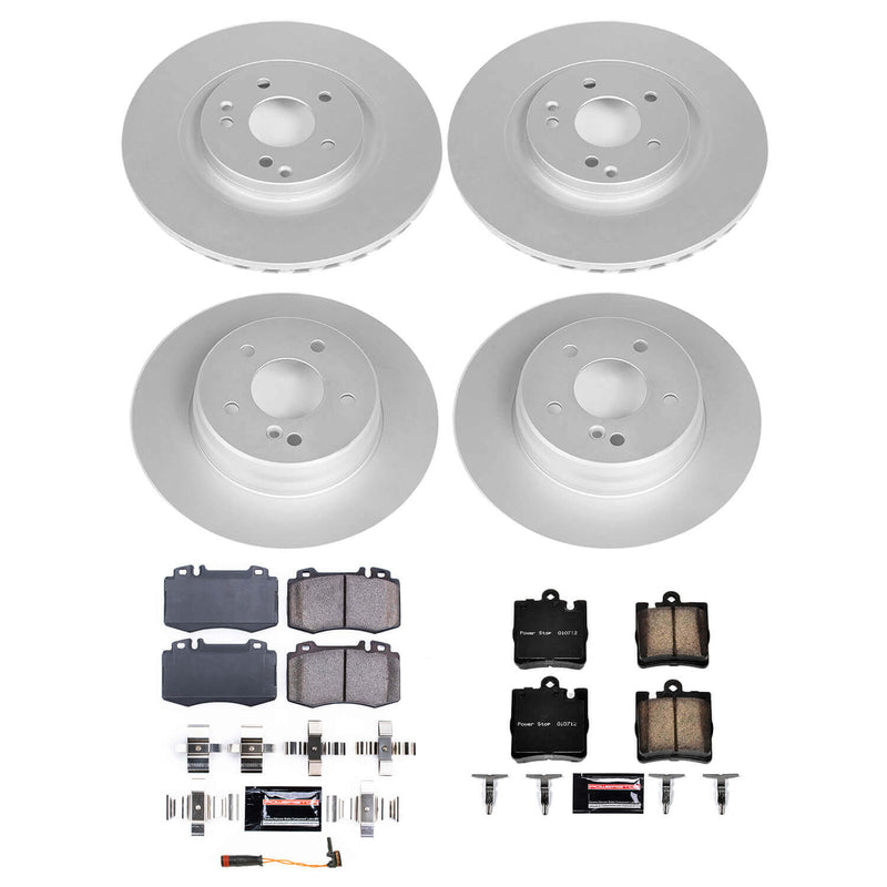 Power Stop CRK8913 Front And Rear Z23 Evolution Sport Performance Pad And Rotor Kit for 2005-2006 Mercedes-Benz SLK350 product image