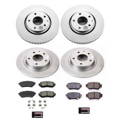Power Stop CRK8917 Front And Rear Z17 Evolution Pad And Rotor Kit for 2020-2021 Mazda 6 product image